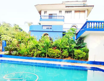 Hilltop 4BHK Villa with Private Pool Near Candolim